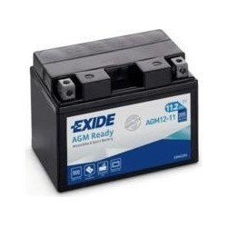 Batterie moto Exide AGM12-11 12V 11Ah 205A AGM - 1